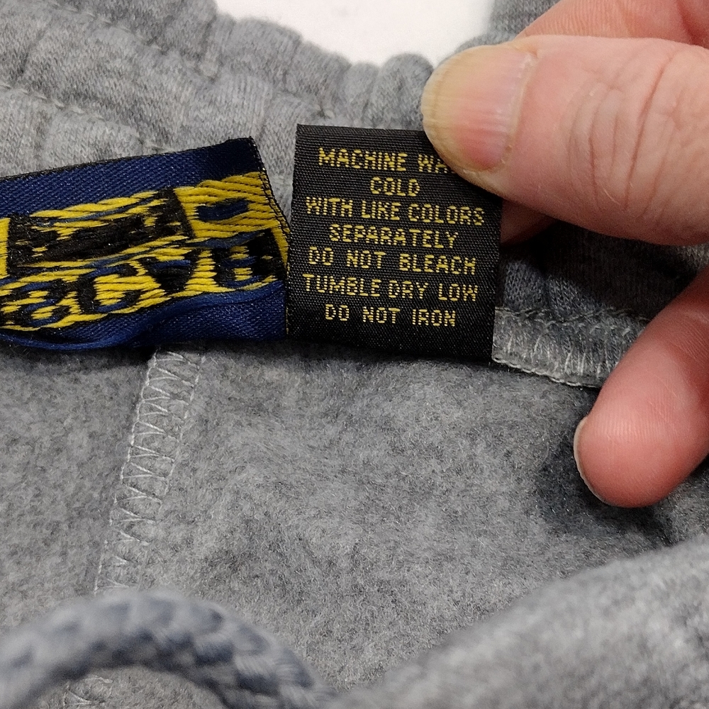 Oscar Sports Big & Tall Heather Gray Fleece Lined Jogging Pants - Picture 12 of 15
